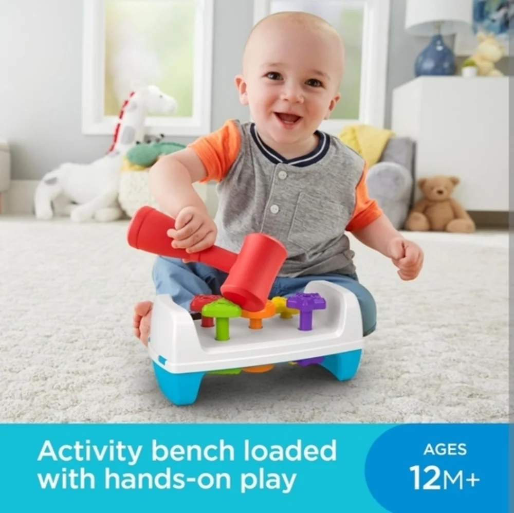 Fisher-Price Toddler Tap and‎ Turn Bench 12 Months +
